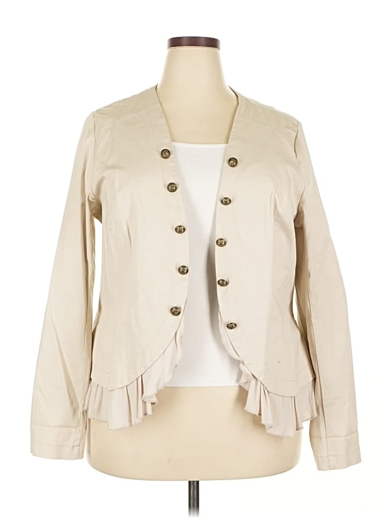 Pre-owned Torrid Jacket In White