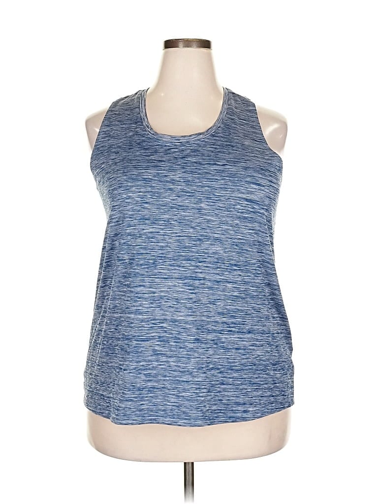 Pre-owned Athletic Works Active Tank Top In Blue