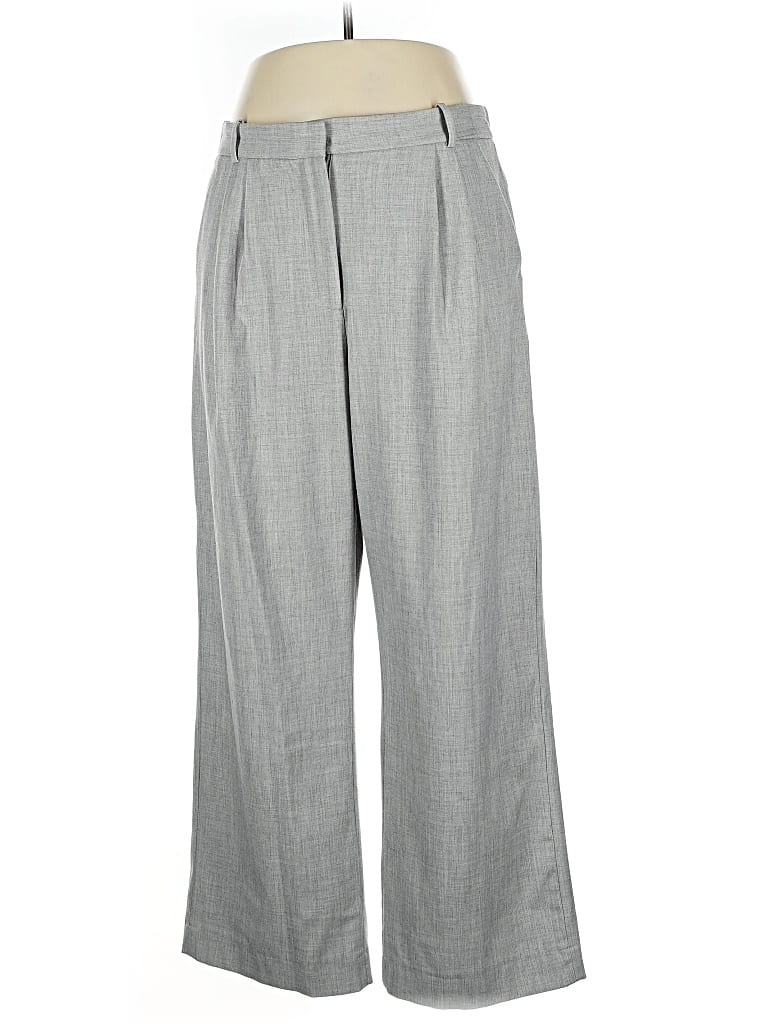 Pre-owned Abercrombie & Fitch Dress Pants In Gray