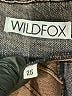 Wildfox Camo Brown Denim Skirt Size 25 waist - photo 4