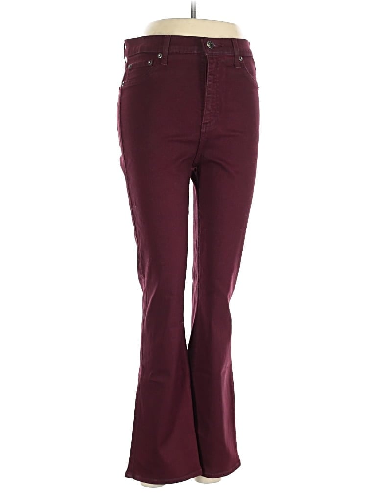 Pre-owned Pistola Dress Pants In Burgundy