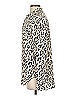 A.L.C. 100% Silk Animal Print Ivory Blouse Size 4 - photo 5
