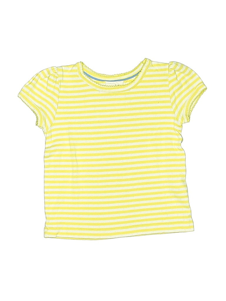 Pre-owned Mini Boden Kids' Short Sleeve T-shirt In Yellow