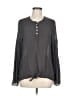Chaser Gray Long Sleeve Blouse Size M - photo 1