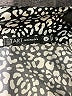 Tart 100% Polyester Animal Print Silver Short Sleeve Blouse Size XL - photo 7
