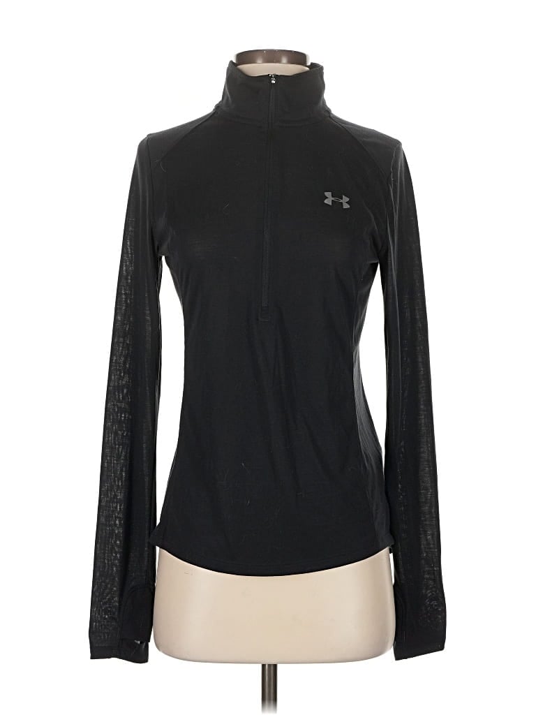 Pre-owned Under Armour Turtleneck Sweater In Black