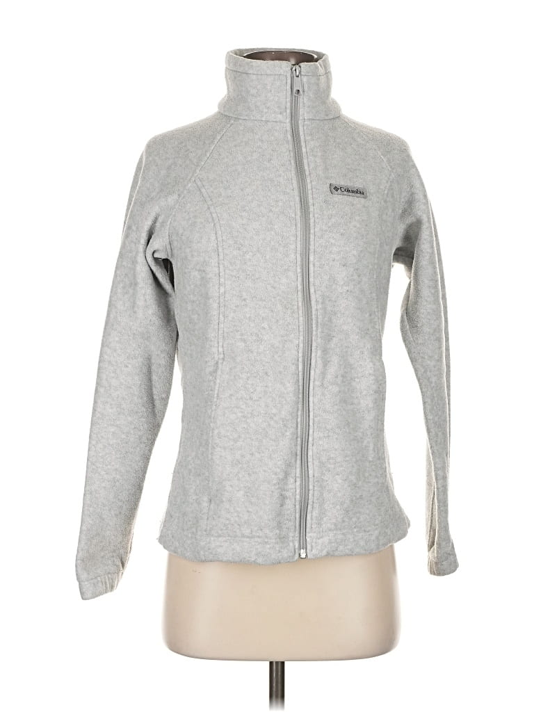 Pre-owned Columbia Sweatshirt In Gray