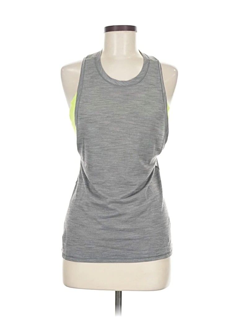 Pre-owned Lululemon Athletica Active Tank Top In Gray