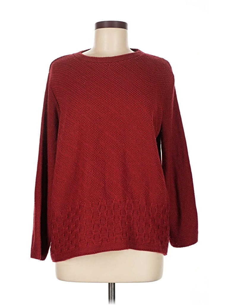 Pre-owned Bobbie Brooks Pullover Sweater In Burgundy