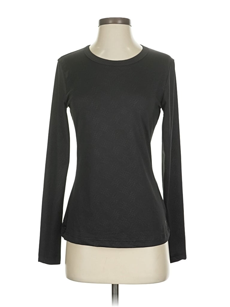 Pre-owned Danskin Now Long Sleeve T-shirt In Gray