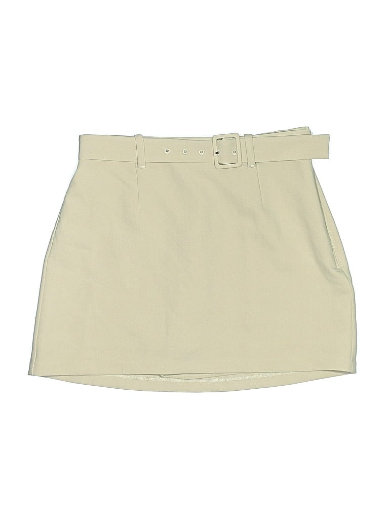 Pre-owned Abercrombie & Fitch Formal Skirt In White