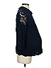 Attesa Maternity Blue 3/4 Sleeve Top Size S - photo 4