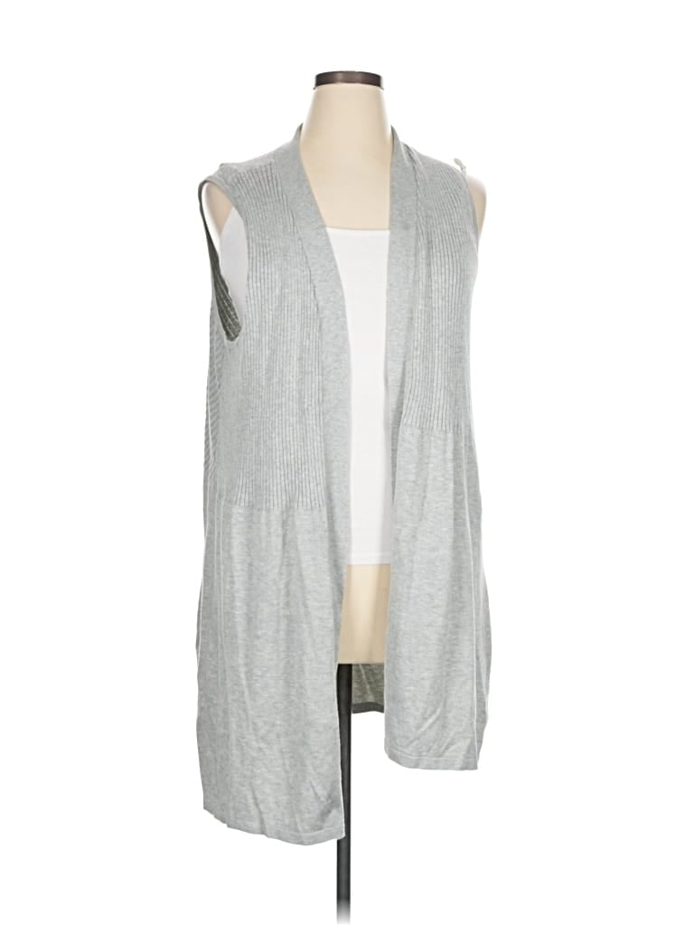 New Directions Cardigan Sweater In Gray
