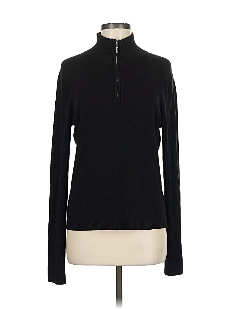 Pre-owned Grace Elements Turtleneck Sweater In Black