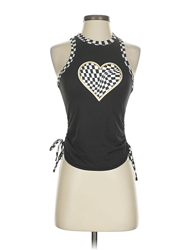 Pre-owned No Boundaries Tank Top Black Halter Neckline Tops