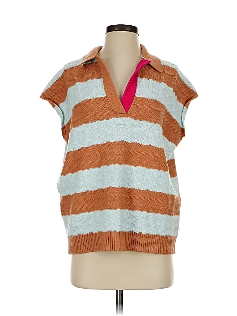 Pre-owned Maeve By Anthropologie Pullover Sweater In Brown