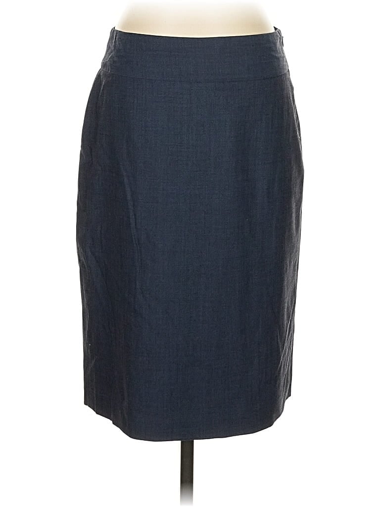 Pre-owned Banana Republic Wool Skirt In Gray