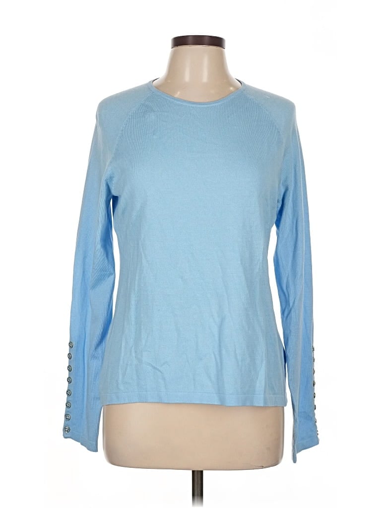 Pre-owned J. Mclaughlin Pullover Sweater In Blue