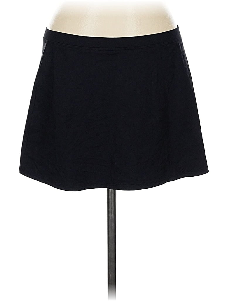 Pre-owned Anne Cole Casual Skirt In Black