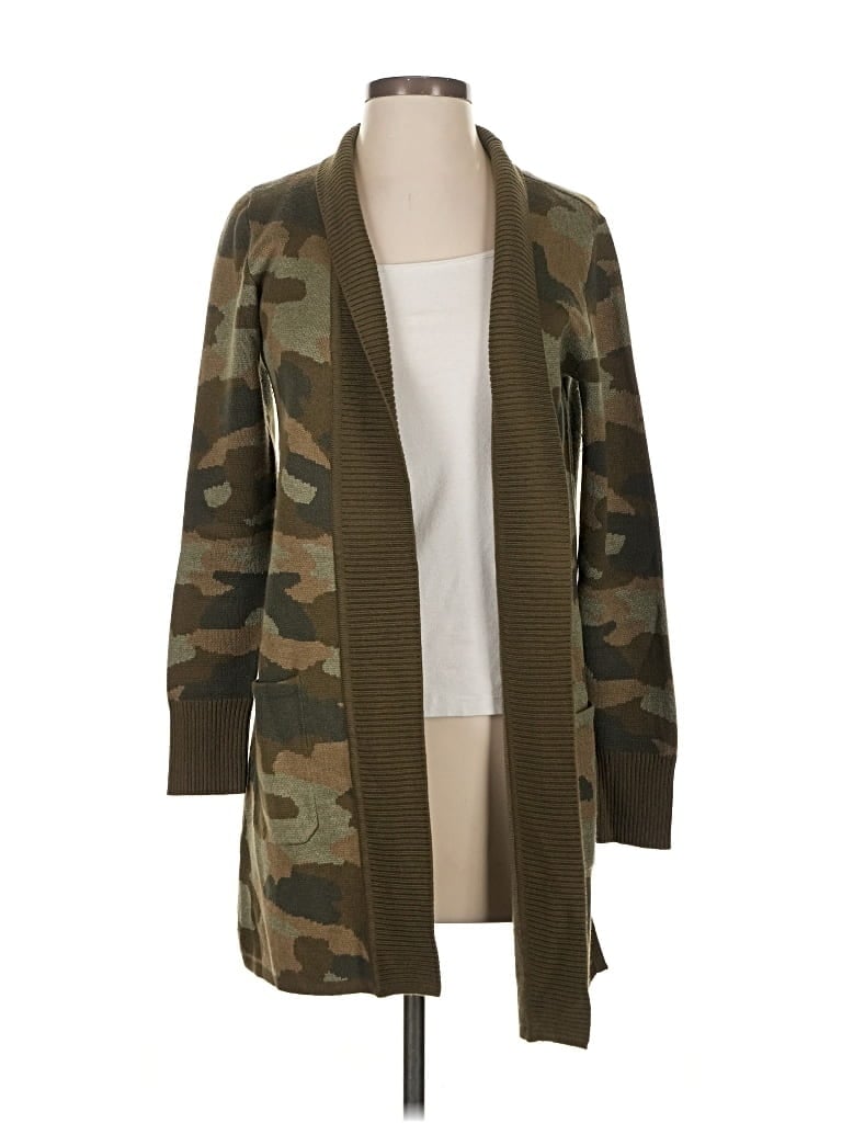 Pre-owned Isaac Mizrahi Live Cardigan Sweater In Green