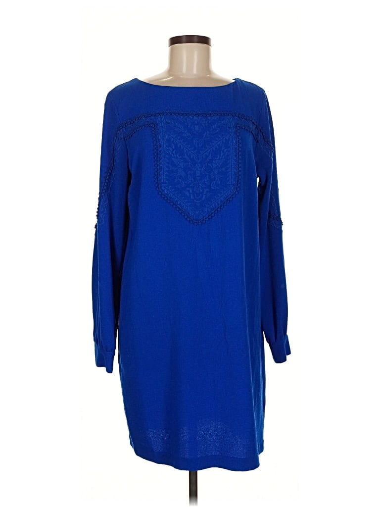Pre-owned Gibson Latimer Casual Dress In Blue