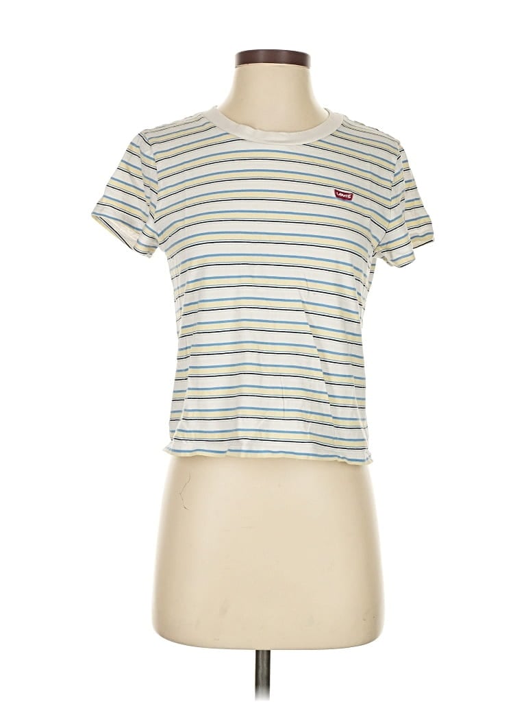 Pre-owned Levi's Short Sleeve T-shirt In White