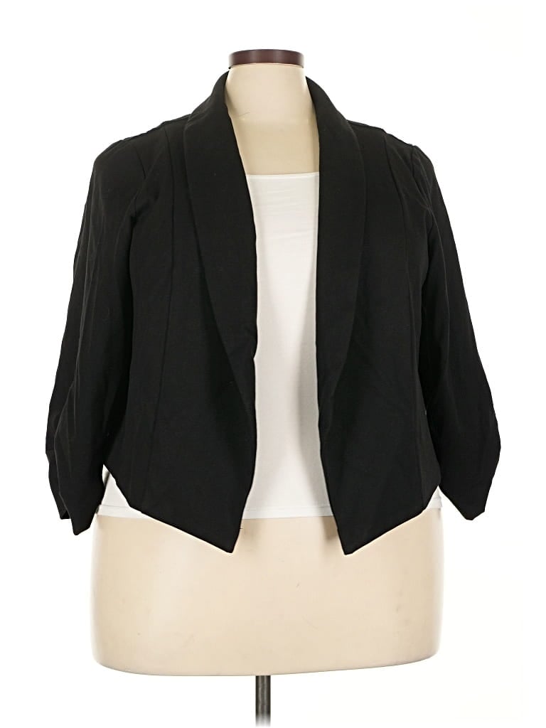 Pre-owned Studio By Torrid Blazer Jacket In Black