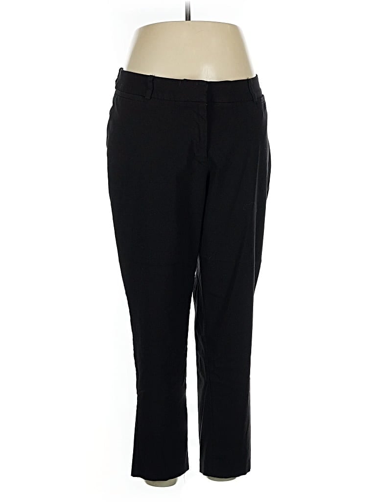 Pre-owned Lane Bryant Dress Pants In Black