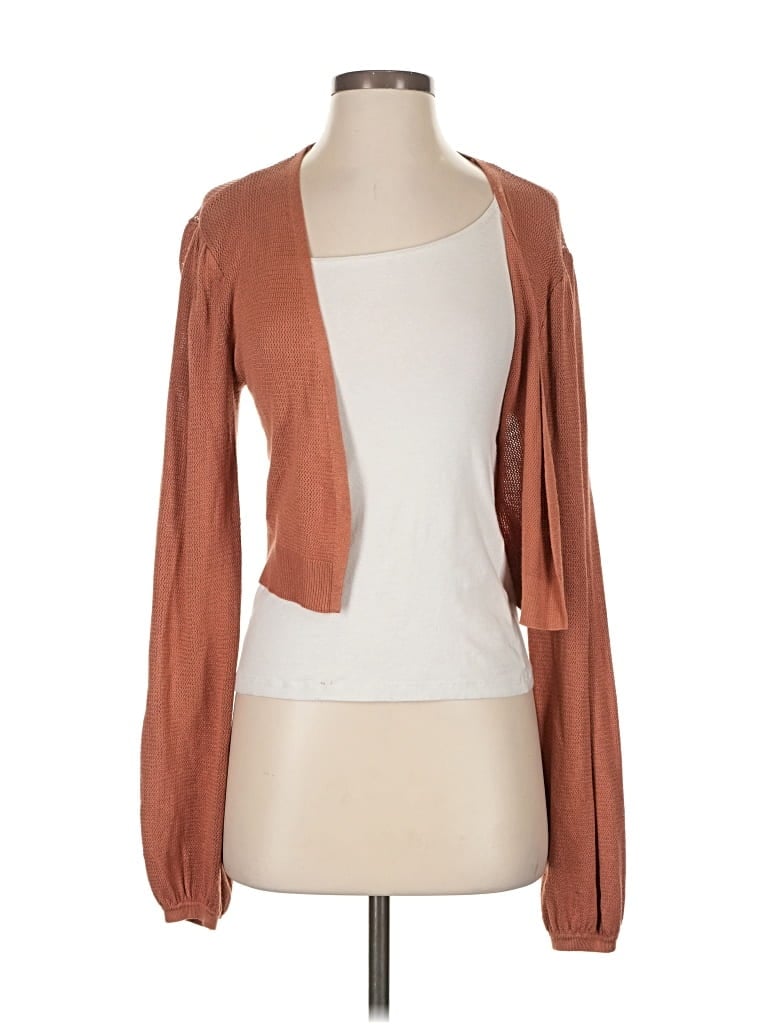 Pre-owned Nine West Cardigan Sweater In Brown