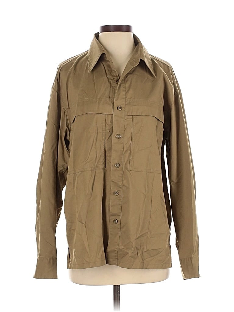 Pre-owned Uniqlo U Jacket In Brown