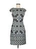 Wisp Graphic Blue Cocktail Dress Size 6 - photo 1