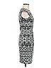 Wisp Graphic Blue Cocktail Dress Size 6 - photo 4