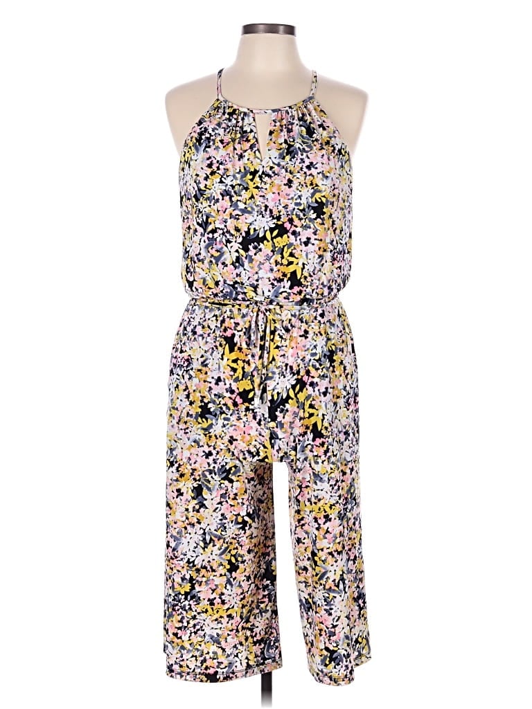 Pre-owned London Times Jumpsuit In Yellow