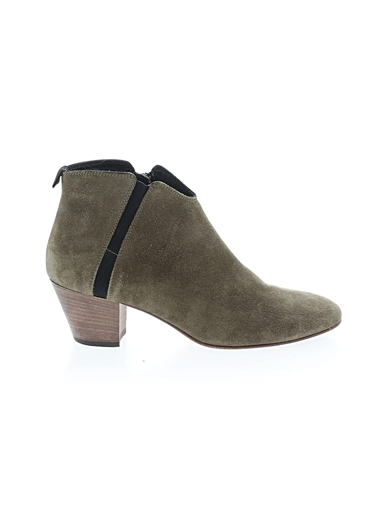 Pre-owned Aquatalia Ankle Boots In Green