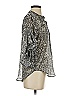 Vince Camuto Silver Short Sleeve Blouse Size XS - photo 4