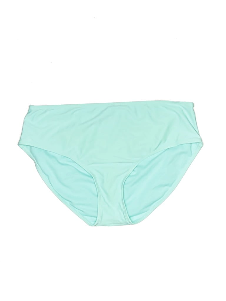 Pre-owned Gloria Vanderbilt Swimsuit Bottoms In Blue