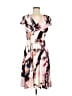 DKNY Print Ivory Cocktail Dress Size 6 - photo 1