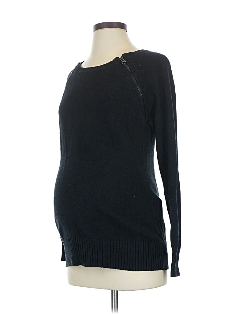 Pre-owned Old Navy - Maternity Pullover Sweater In Black