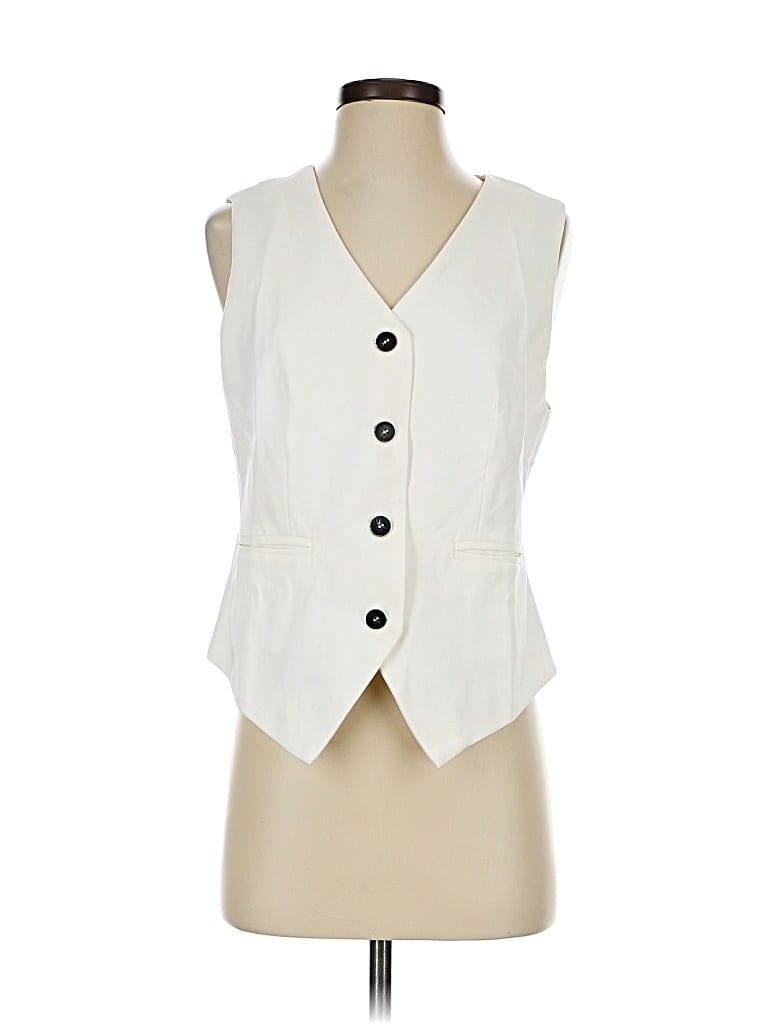 Pre-owned Unbranded Tuxedo Vest In White