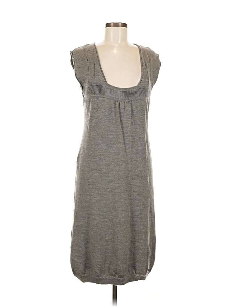 Pre-owned Garnet Hill Casual Dress In Gray