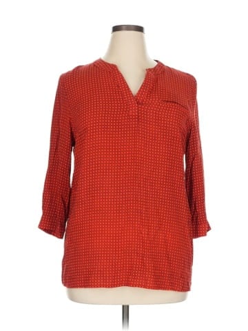 Anne Carson 3/4 Sleeve Blouse (view 1)