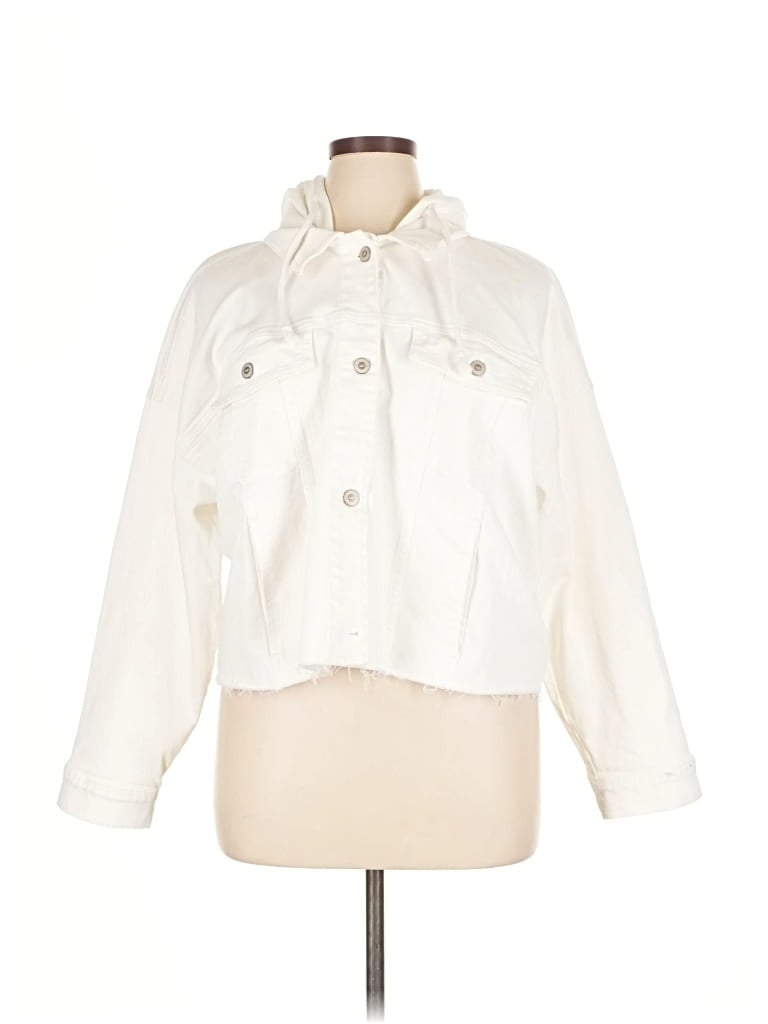 Pre-owned Hollister Jacket In White