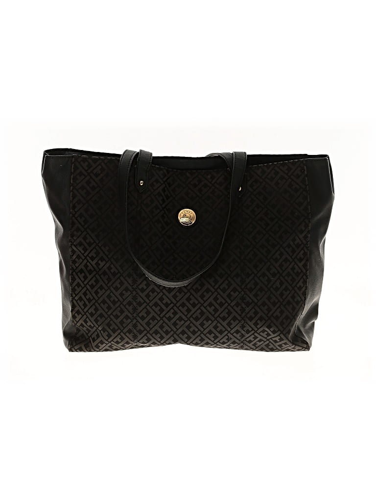 Pre-owned Tommy Hilfiger Tote Bag In Black