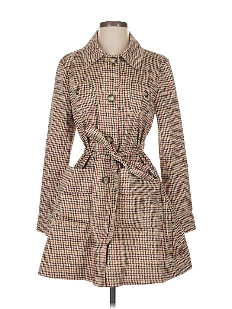 Pre-owned Cabi Trenchcoat In Brown