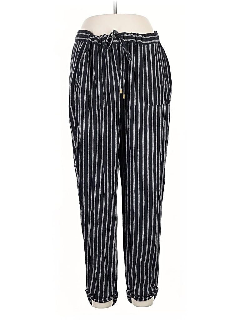 Pre-owned Ellen Tracy Linen Pants In Blue