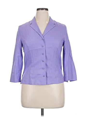 Norton McNaughton 3/4 Sleeve Button-Down Shirt (view 1)