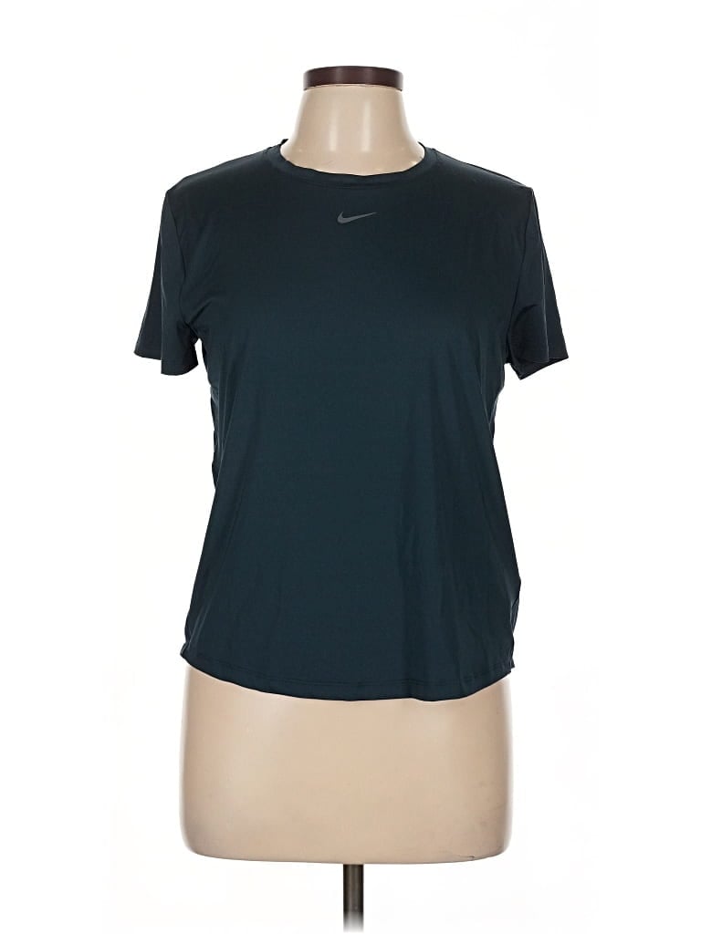 Pre-owned Nike Active T-shirt In Blue