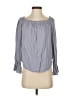 Mono b 100% Rayon Gray Long Sleeve Blouse Size S - photo 1