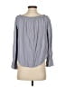 Mono b 100% Rayon Gray Long Sleeve Blouse Size S - photo 2
