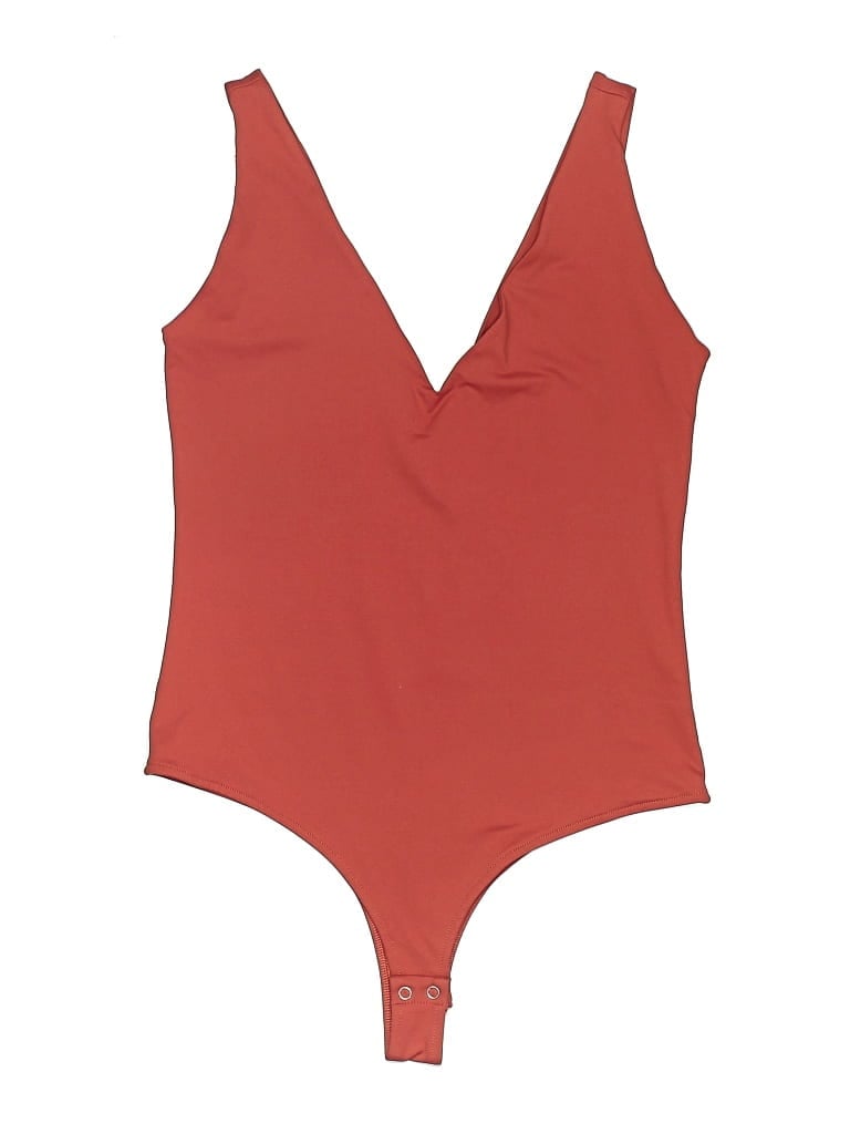 Pre-owned Reoria Bodysuit In Red